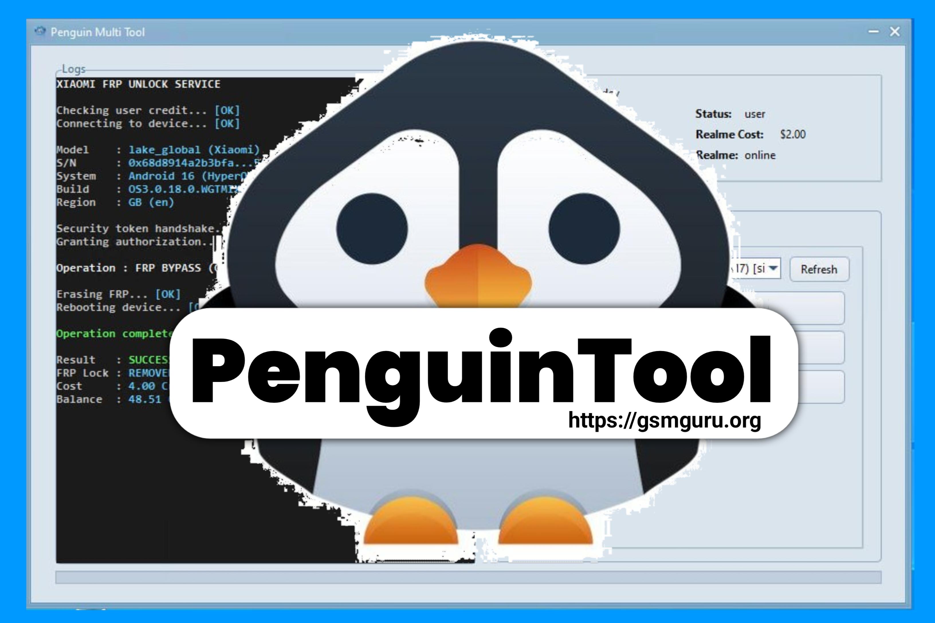 Penguine Credit Transfer auto API- [ EXITING USER ] 