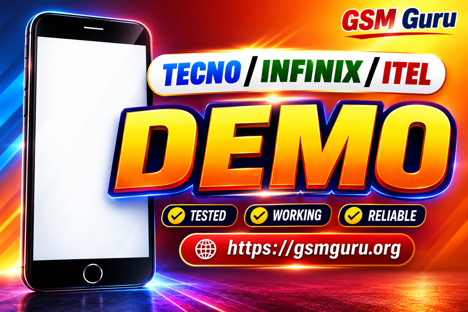 Infinix Tecno iTel — [ Remove Demo Mode via Original IMEI / SN ] - Check Description ✅