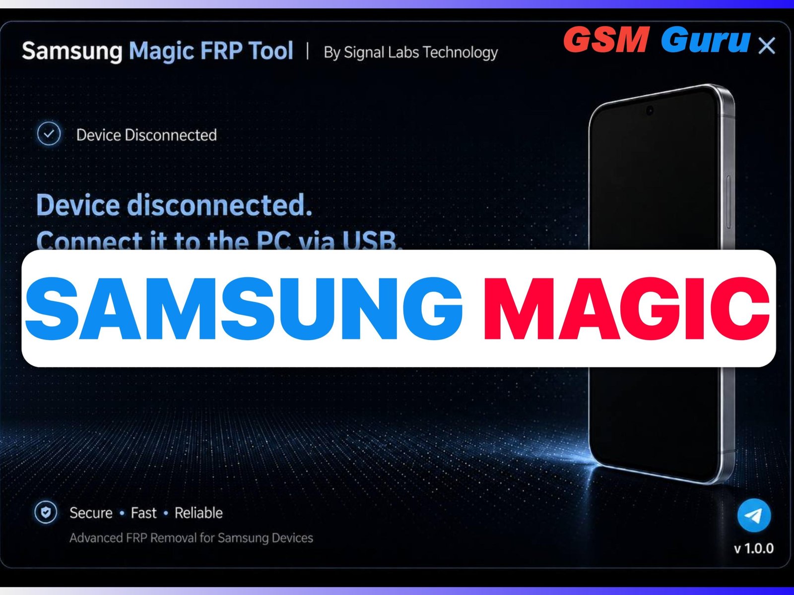 Samsung Magic FRP Bypass (One-Click) | Windows Tool